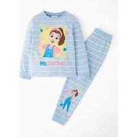 Ms Rachel Stripe Pyjamas - Blue