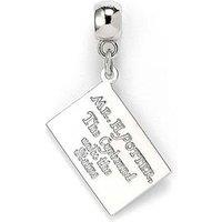 Harry Potter Hogwarts Acceptance Letter Slider Charm Silver