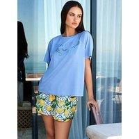 B By Ted Baker Ted Baker June Lem Tee Short Set - Blue