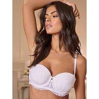 Lipsy Geo Lace Multiway - White