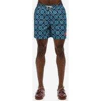 Superdry Tile Print 17-Inch Swim Shorts - Blue