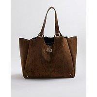 River Island Suedette Winged Slouch - Green