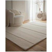 Very Home Sculpted Wool Rock Rug - Cream
