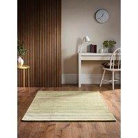 Very Home Fine Stripes Green Rug