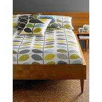 Orla Kiely Scribble Stem Pillowcase Pair - Duck Egg