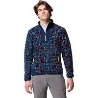 Columbia Men'S Sequoia Grove Printed Full Zip Fleece - Navy
