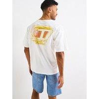 Diesel T-Box Logo Graphic Print T-Shirt - White