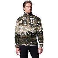 Columbia Men'S Helvetia Ii Printed Half Snap Fleece - Green