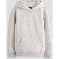 New Balance Junior Boys Left Chest Logo Hoodie - Grey