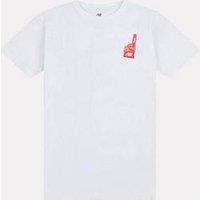 New Balance Junior Boys Stadium Concession Graphic T-Shirt - White