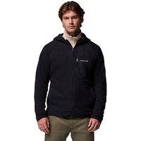 Columbia Men'S Fast Trek Overlay Hooded Full Zip Fleece - Black