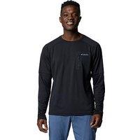 Columbia Men'S Tech Knit Long Sleeve Crew - Black