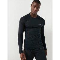 Columbia Men'S Midweight Stretch Long Sleeve Top - Black