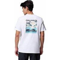 Columbia Men'S Explorers Canyon Back Short Sleeve Tee - White