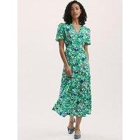 Finery Nieve Midi Dress - Green