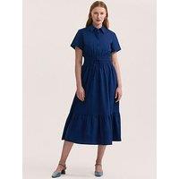 Finery Penny Shirt Dress - Blue