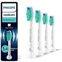 Philips Sonicare C1 Proresults, Genuine Replacement Toothbrush Heads, White, 4 Pack, Hx6014/87