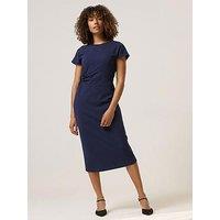 M&Co Bow Side Dress - Blue
