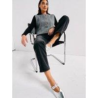 Levi'S Ribcage Straight Ankle Jeans - Loom About - Navy