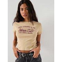 Levi'S Graphic Essential Sporty Tee - Scenic Safari - Beige