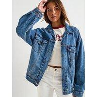 Levi'S Xl Womens Trucker - Navy