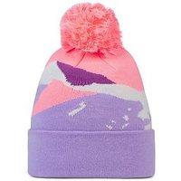 Buff Girls Knitted Beanie Hat - Purple