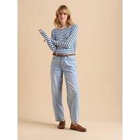 Brakeburn Barrel Leg Jeans - Blue