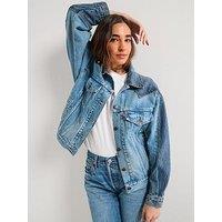 Levi'S 90S Western Pieced Trucker Jacket - Navy