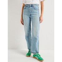 Levi'S Ribcage Straight Ankle Jeans - Lets Share - Blue