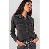 Levi'S Essential Western Shirt - Bejewelled Western - Black
