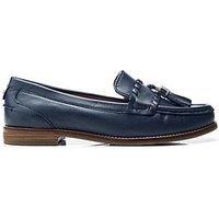 Moda In Pelle Espelette Leather Loafer - Navy