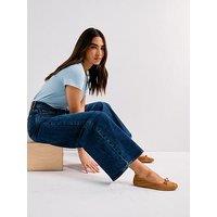 Levi'S 728 High Rise Wide Leg Jeans - Woodstock Wide Leg - Navy