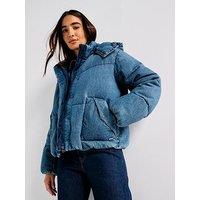 Levi'S Western Bubble Short Puffer - City Worn Navy