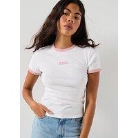 Levi'S Graphic Ringer Rickie T-Shirt - Bright White