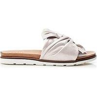 Moda In Pelle Jemini Twist Leather Sandal - Rose Gold