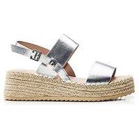 Moda In Pelle Nashay Espadrille Sandal - Silver