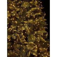 Festive Multi Function Indoor/Outdoor Christmas Cluster Lights - 2000 - Warm White