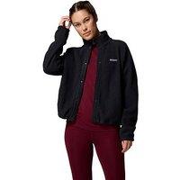 Columbia Women'S Jasper Ridge Pebbled Fleece Full Snap - Black