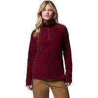Columbia Women'S Glacial Iv 1/2 Zip Fleece - Burgundy