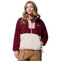 Columbia Women'S Sequoia Grove 1/2 Zip Fleece - Burgundy