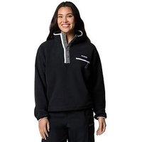 Columbia Women'S Helvetia Ii Cropped Half Snap Fleece - Black