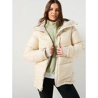Columbia Women'S Cloudview Down Hooded Jacket - Beige