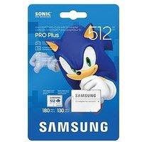 Samsung Sonic Pro Plus Microsd Memory Card With Adapter, 512Gb Microsdxc