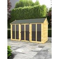 Diy Sheds 12 X 8 Apex Summer House (Full Height Window)