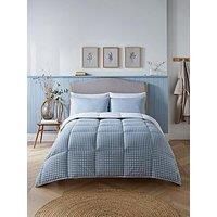 Night Lark Gingham Blue 10.5 Tog Coverless Duvet Set