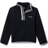 Columbia Youth Unisex Helvetia Ii Half Snap Fleece - Black