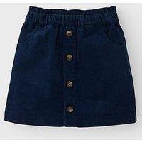 The Very Collection Girls Cord Skirt - Navy
