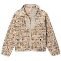 Columbia Youth Unisex Sequoia Grove Printed Full Zip Fleece - Biege