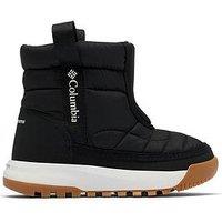 Columbia Youth Unisex Little Children'S Snowtrot Mid Snow Boots - Black