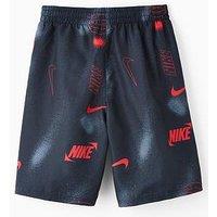 Nike Boys 7 Inch Volley Swim Short - Black
